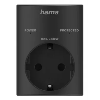 Hama 00223325 Αντάπτορας πρίζας Schuko με προστασία υπέρτασης