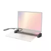 Hama 00200149 Βάση σύνδεσης laptop/πολλαπλών θυρών Docking Μαύρο, Γκρι
