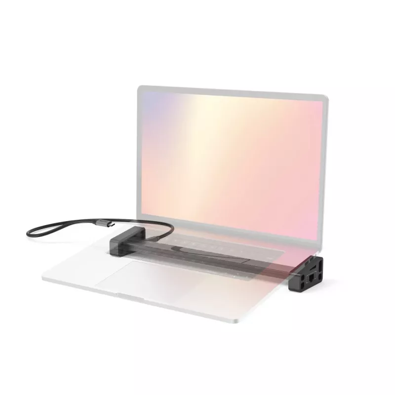 Hama 00200149 Βάση σύνδεσης laptop/πολλαπλών θυρών Docking Μαύρο, Γκρι