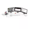 Hama 00200149 Βάση σύνδεσης laptop/πολλαπλών θυρών Docking Μαύρο, Γκρι