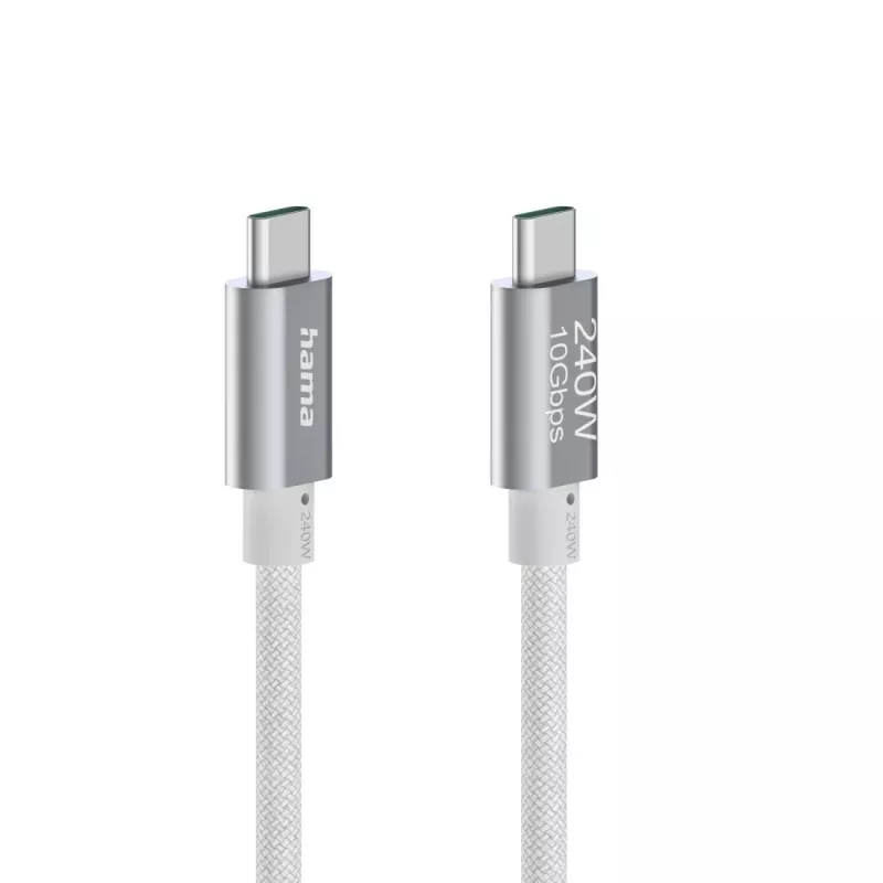 Hama Full-Featured Καλώδιο USB USB 3.2 Gen 2 (3.1 Gen 2) 1,5 m USB C Λευκό