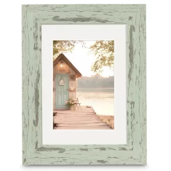 Hama Cottage Κορνίζα μεμονωμένης φωτογραφίας Πράσινο