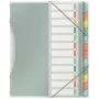 Esselte Colour'Breeze Διαχωριστικό με 12 καρτέλες, Πολύχρωμο, Πολυπροπυλένιο (PP), 266 mm, 20 mm, 370 g, 1 τεμ.