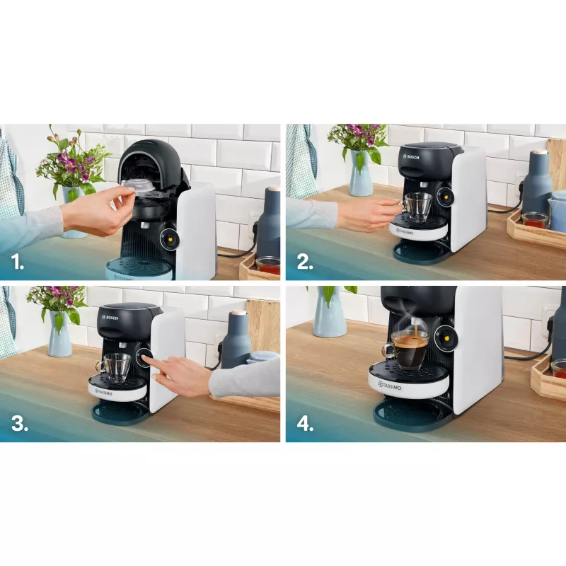 Bosch TAS164E Καφετιέρα Αυτόματη Μηχανή Καφέ με Κάψουλες 0,7 L