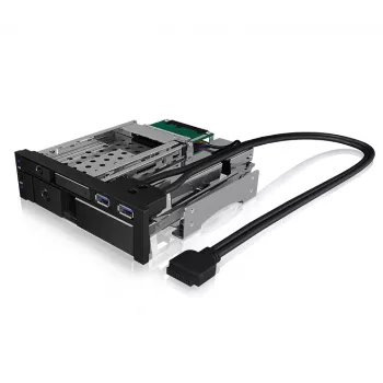 ICY BOX IB-174SSK-U Θήκη Μονάδας Αποθήκευσης 13,3 cm (5,25 ίντσες) Μαύρο