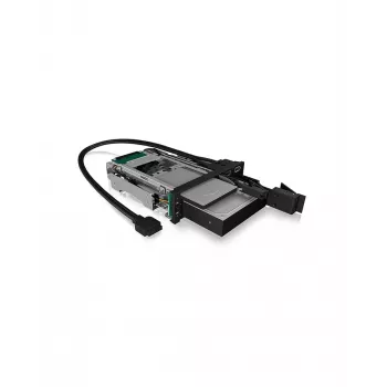 ICY BOX IB-174SSK-U Θήκη Μονάδας Αποθήκευσης 13,3 cm (5,25 ίντσες) Μαύρο