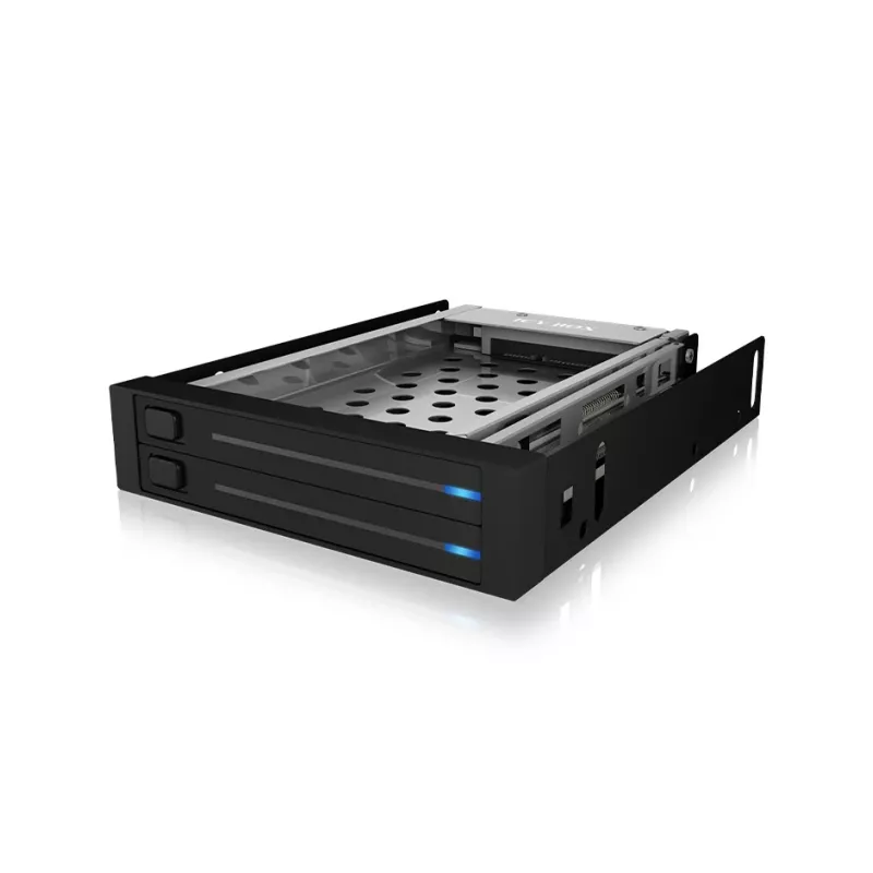 ICY BOX IB-2226StS Συρτάρι Μονάδας Αποθήκευσης 8,89 cm (3,5 ίντσες) Μαύρο
