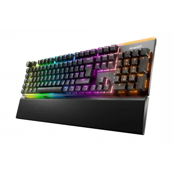 be quiet Light Mount Silent Tactile FR ISO Πληκτρολόγιο Gaming USB AZERTY Γαλλικό Μαύρο