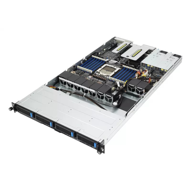 ASUS RS501A-E12-RS4 LGA 6096 Rack (1U) Μαύρο, Ασημί