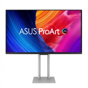 ASUS ProArt PA27UCDMR Οθόνη Υπολογιστή 67,3 cm (26,5 ίντσες) 3840×2160 4K OLED Ασημί, 0,1 ms, USB 3.2 Gen 2, Ηχεία, VESA
