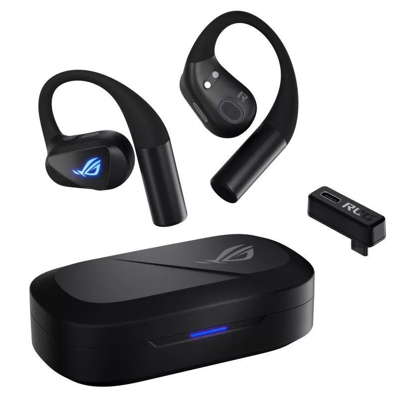 Headset ASUS ROG Cetra Open Wireless TWS Bluetooth Ear-hook Μαύρο, 20–20000 Hz, 116 g