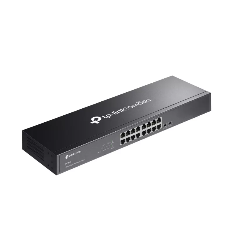 TP-Link Omada DS1016G Διακόπτης δικτύου Unmanaged Gigabit Ethernet (10/100/1000) 1U Μαύρο