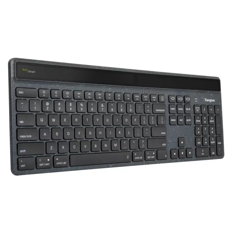 Targus EcoSmart AKB868UK Πληκτρολόγιο Universal Bluetooth QWERTY UK English Μαύρο