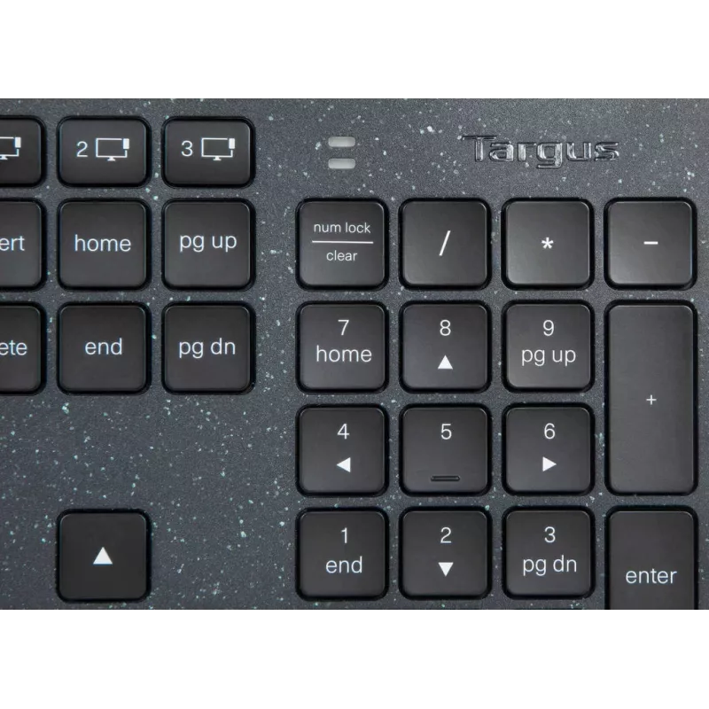 Targus EcoSmart AKB868UK Πληκτρολόγιο Universal Bluetooth QWERTY UK English Μαύρο