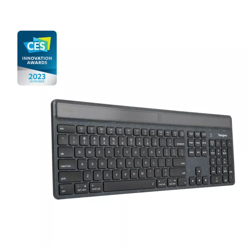 Targus EcoSmart AKB868UK Πληκτρολόγιο Universal Bluetooth QWERTY UK English Μαύρο