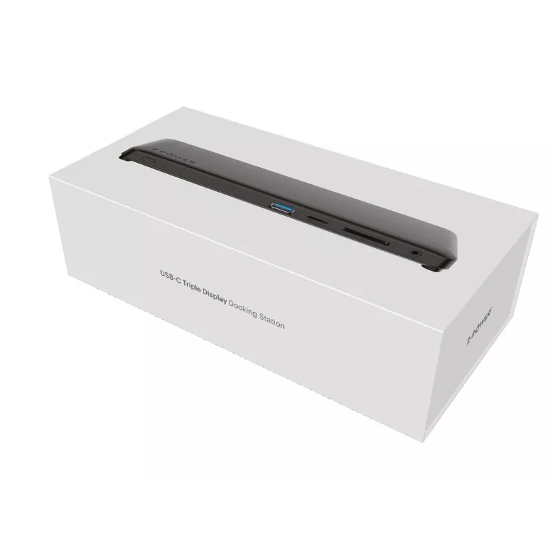 2-Power DOC0117A Σταθμός σύνδεσης/Port replicator laptop Μαύρο