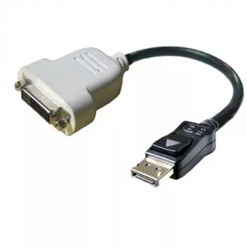 Καλώδιο DisplayPort σε DVI-D DELL 023NVR 0,23 m μαύρο λευκό