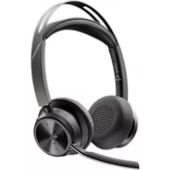 Ακουστικά HP Poly Voyager Focus 2 Microsoft Teams Certified USB-C-C + αντάπτορας USB-C/A