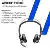 Ακουστικά HP Poly Voyager Focus 2 Microsoft Teams Certified USB-C-C + αντάπτορας USB-C/A