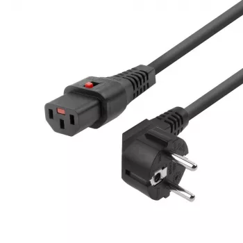 Καλώδιο τροφοδοσίας MicroConnect MC-SCHC13-3, Schuko CEE 7/7 σε C13, 3 m