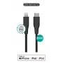 Καλώδιο Lightning σε USB-C eSTUFF ES602180-BULK — 1 m, μαύρο, MFi, RoHS