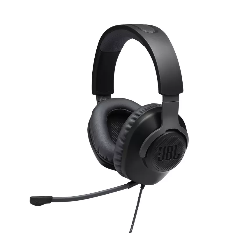 JBL Quantum 100 μαύρο, ενσύρματο, gaming, 20 - 20000 Hz, 216 g, ακουστικά, μαύρο