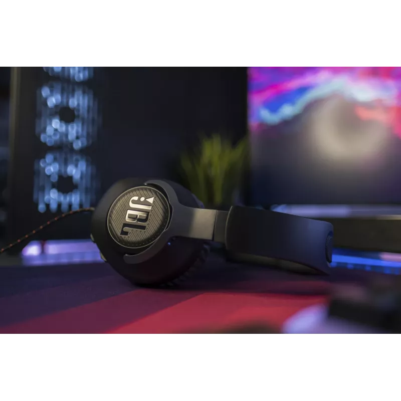 JBL Quantum 100 μαύρο, ενσύρματο, gaming, 20 - 20000 Hz, 216 g, ακουστικά, μαύρο