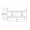 Σετ επέκτασης Multibrackets M VESA Σετ επέκτασης Tilt & Turn 800x400
