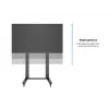 Multibrackets M Public Display Stand 210 Dual Pillar Wheelbase Μαύρο