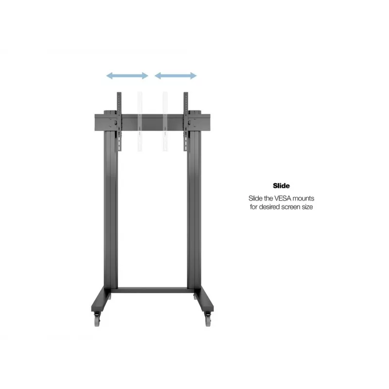 Multibrackets M Public Display Stand 210 Dual Pillar Wheelbase Μαύρο