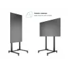 Multibrackets M Public Display Stand 210 Dual Pillar Wheelbase Μαύρο