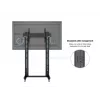 Multibrackets M Public Display Stand 210 Dual Pillar Wheelbase Μαύρο