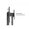 Multibrackets M Public Display Stand 210 Dual Pillar Wheelbase Μαύρο