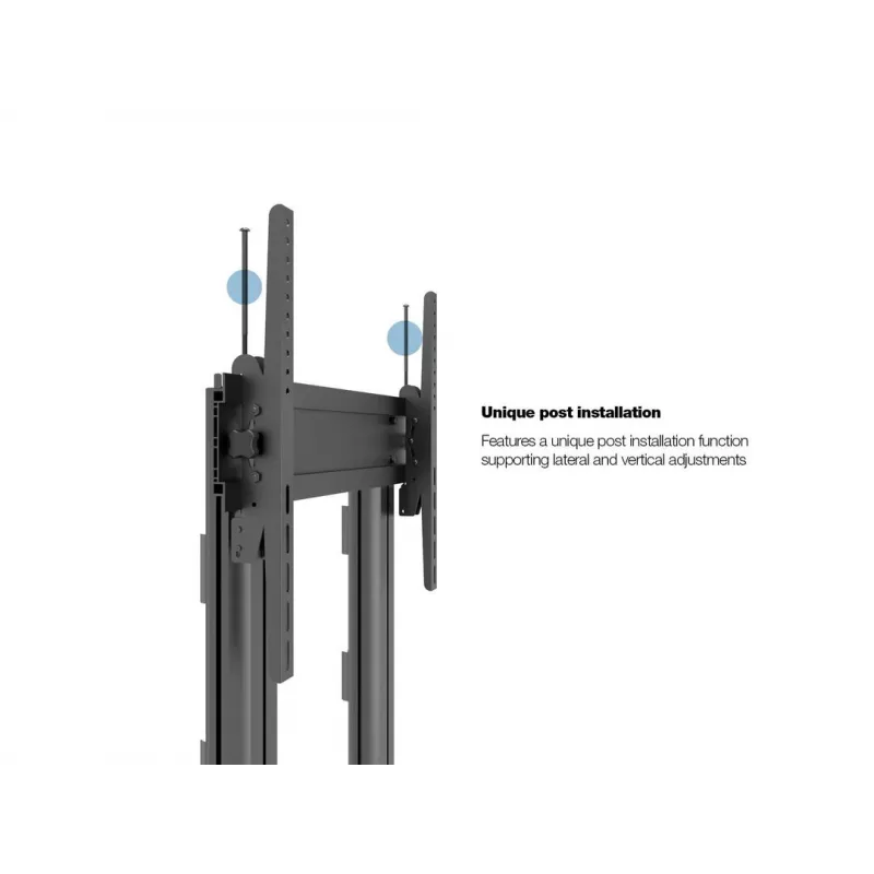 Multibrackets M Public Display Stand 210 Dual Pillar Wheelbase Μαύρο