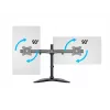 Multibrackets M Deskstand Basic Dual, Ελεύθερο, 16 kg, 38.1 cm (15 ίντσες), 68.6 cm (27 ίντσες), 100 x 100 mm, Μαύρο