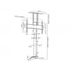 Multibrackets M Μοτοριζόμενη βάση TV Large αντοχή 50 kg οθόνες 37-65 ιντσών
