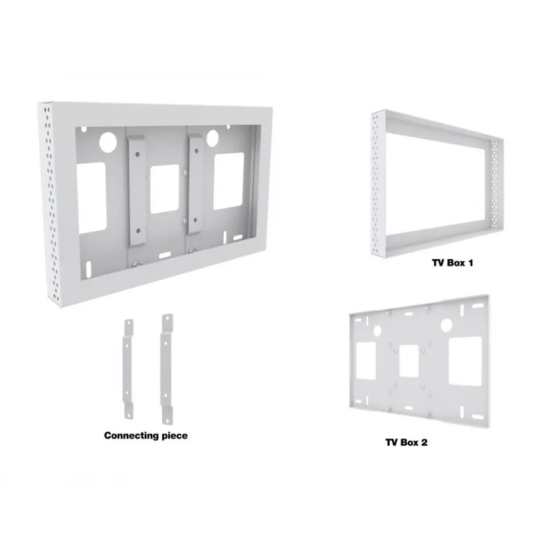 Multibrackets M Pro Series - Θήκη 13 ιντσών QB13R & QB13R-T Λευκό