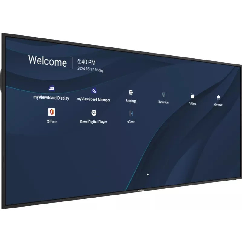 Viewsonic CDE105UW διαδραστικός πίνακας 2,67 m (105 ίντσες) 5120 x 2160 Pixel Μαύρο