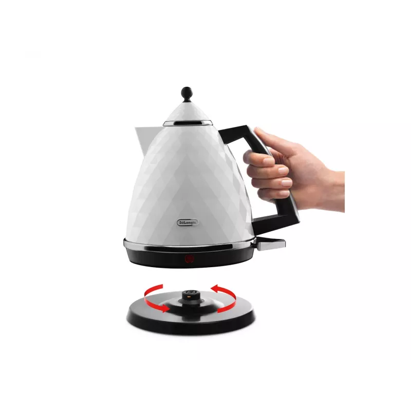 De’Longhi Brillante KBJ 2001.W Βραστήρας 1,7 L 2000 W Λευκό