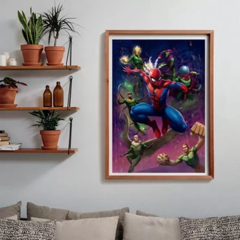 Clementoni Marvel Spiderman Παζλ 1000 τεμ. Τηλεόραση/Ταινίες