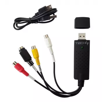 Techly I-USB-VIDEO-700TY Μετατροπέας σήματος βίντεο 720 x 576 Pixel