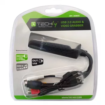 Techly I-USB-VIDEO-700TY Μετατροπέας σήματος βίντεο 720 x 576 Pixel