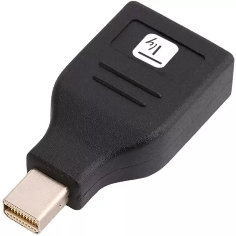 Techly IADAP DP-MDP2 Προσαρμογέας καλωδίου/προσαρμογέας DisplayPort Mini DisplayPort Μαύρο