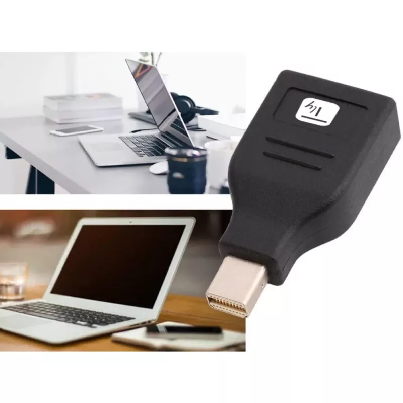 Techly IADAP DP-MDP2 Προσαρμογέας καλωδίου/προσαρμογέας DisplayPort Mini DisplayPort Μαύρο