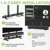 Techly Βάση στήριξης τοίχου για ηχόμπαρα Max VESA 600x400