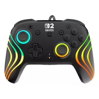 Gamepad Turtle Beach Afterglow Wave μαύρο ενσύρματο RGB gamepad για Nintendo Switch / Switch 2, USB-C, καλώδιο 3 m