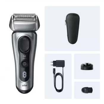 Ηλεκτρική ξυριστική μηχανή BRAUN Series 8 8617S Wet&Dry SensoAdapt — ξυριστική μηχανή με πλέγμα, ασύρματη, επαναφορτιζόμενη