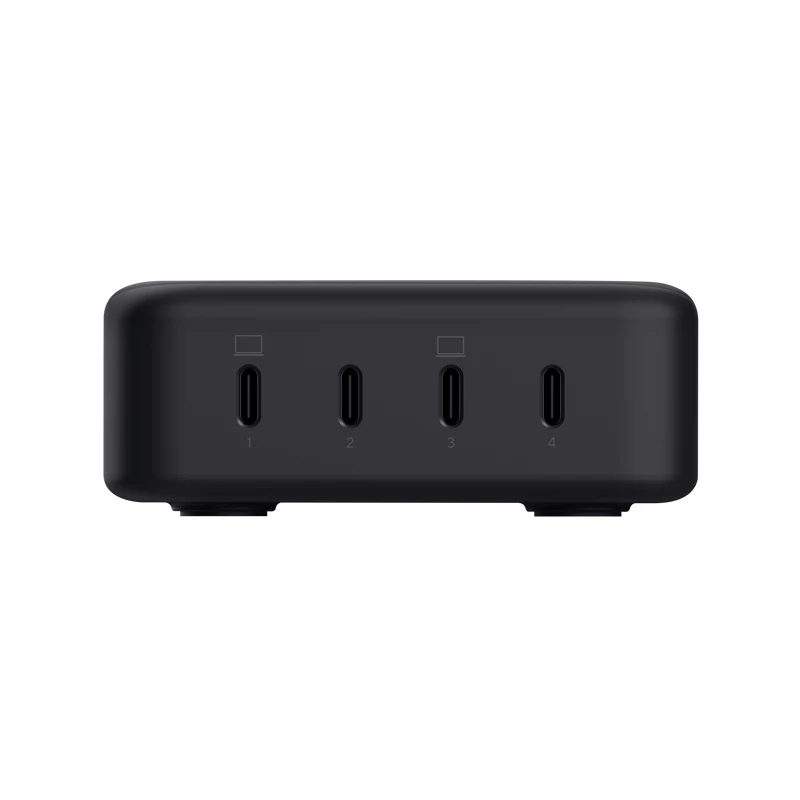 Φορτιστής AC Trust Maxo μαύρο 20 V 4 USB Type-C ταχεία φόρτιση
