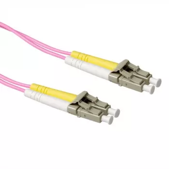 ACT 0,25 m LSZH πολύτροπο 50/125 OM4 καλώδιο patch οπτικών ινών duplex με βύσματα LC