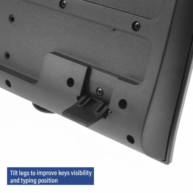 ACT Business πληκτρολόγιο USB (Qwerty/US-Layout), Full-Size (100 %), ενσύρματο, USB, μεμβράνης, QWERTY, μαύρο
